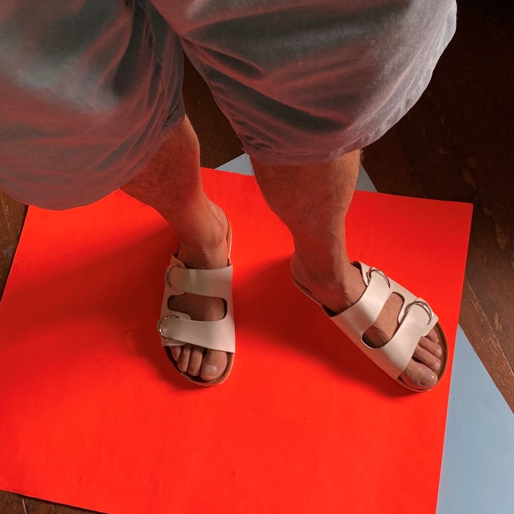ASOS DESIGN two strap sandals